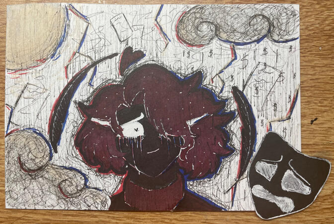 Copic Markers, Ink Pen